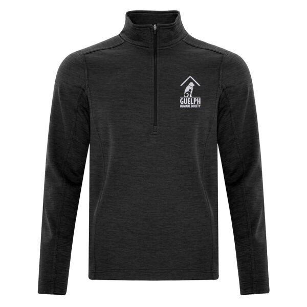 Embroidered Men's Dynamic Heather Fleece 1/2 Zip Sweatshirt Thumbnail