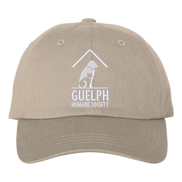 Embroidered Cotton Twill Dad Cap Thumbnail